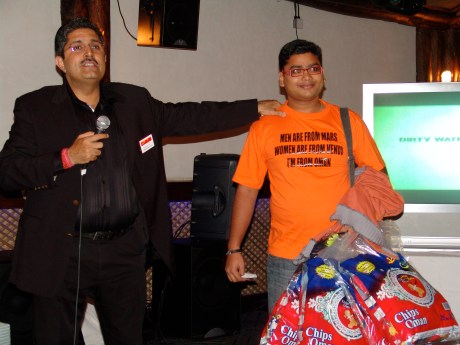 Arun Rajagopal with PK Gulati at Dubai Twestival